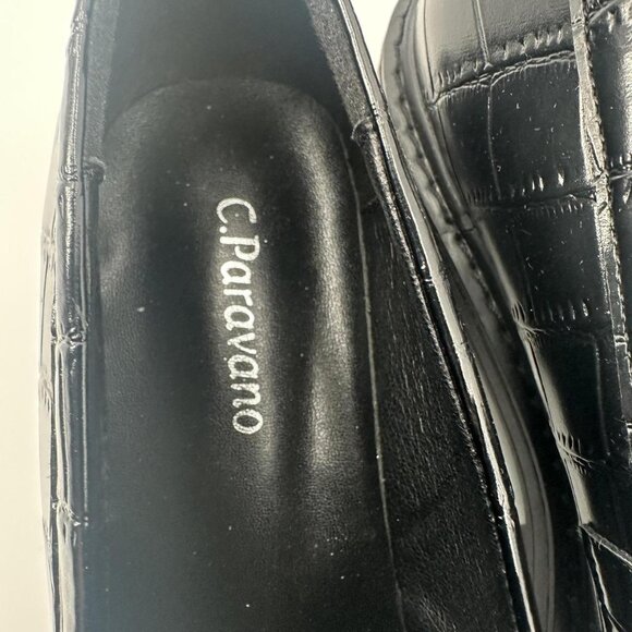 Women's Black Loafers - Picture 6 of 7